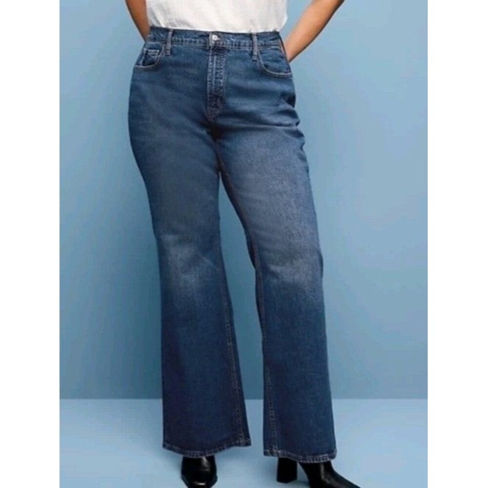 NWT Women's Old Navy Plus Midrise Loose Bootcut Jeans Size 28
